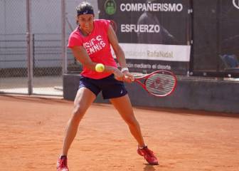 Caroline Garcia regresa a las pistas de la Academia de Nadal