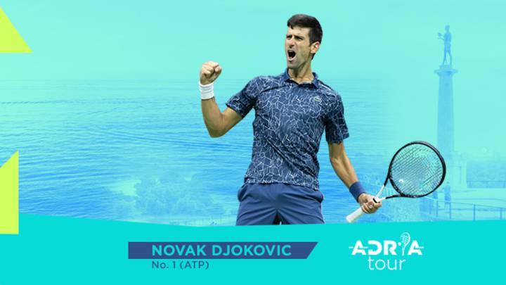 Djokovic descarta a Nadal y Federer en su gira benéfica