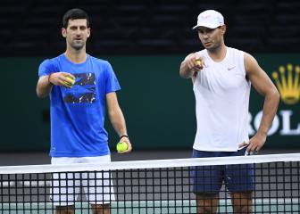 Nadal y Djokovic, con la cabeza en París y no en Nueva York