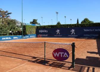 Un positivo en el regreso del tenis femenino en Palermo