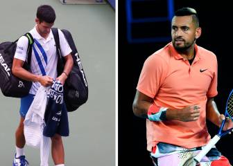 Polémica encuesta de Kyrgios tras el pelotazo de Djokovic