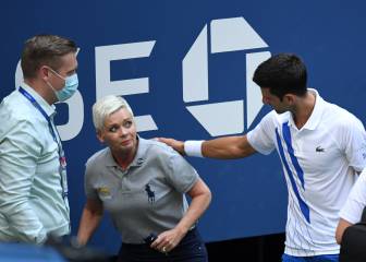 Djokovic pide a sus seguidores apoyo para la juez de línea, que recibió amenazas de muerte