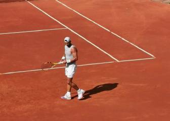 Nadal se entrena con Wawrinka en el Foro Itálico de Roma