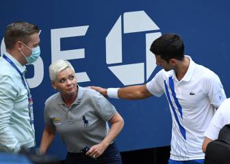 Djokovic, sobre su pelotazo: 