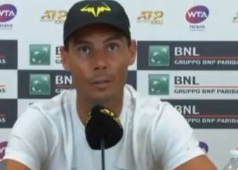 El gracioso incidente de Nadal con un periodista: cosas de pandemia