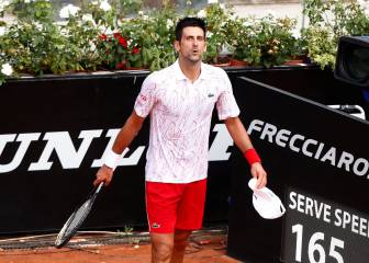 Djokovic está de los nervios
