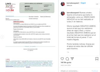 Zapata fue expulsado de la previa por un falso positivo