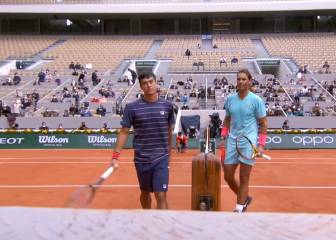 La reacción de Rafael Nadal tras barrer a su rival