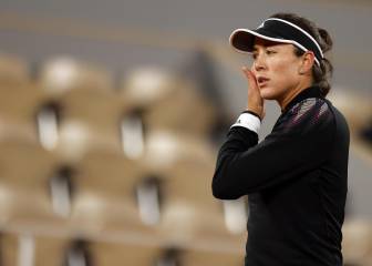 Muguruza se ahoga en la orilla