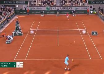 Un huracán: el mejor punto de la final que explica el abuso de Nadal a Djokovic