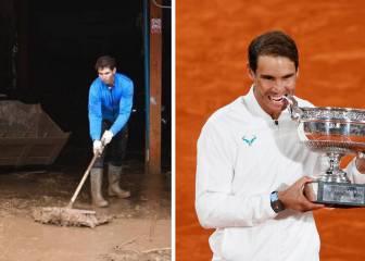 Las dos imágenes más icónicas de Nadal, unidas en el tiempo