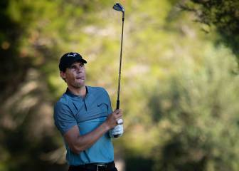 Nadal acaba sexto en su incursión en el golf profesional