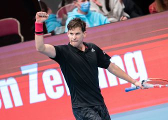 Thiem avanza en casa y buscará las semifinales ante Rublev