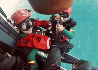 Garbiñe Muguruza se entrena con los grupos especiales de la Guardia Civil