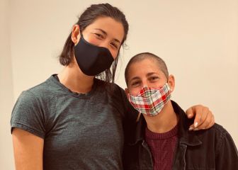 Muguruza, con Carla Suárez y su lucha contra el cáncer