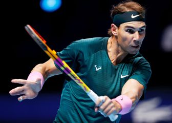 Lección de tenis de Nadal