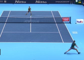 Puro arte: el mágico passing de Nadal ante Rublev