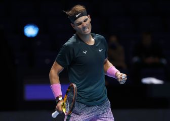 Nadal pasa por encima de Rublev