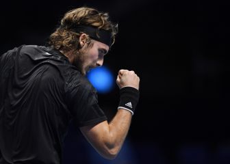 Tsitsipas reacciona, elimina a Rublev y clasifica a Thiem