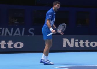 ¡Asusta! El ensordecedor grito de Djokovic para quejarse ante Thiem