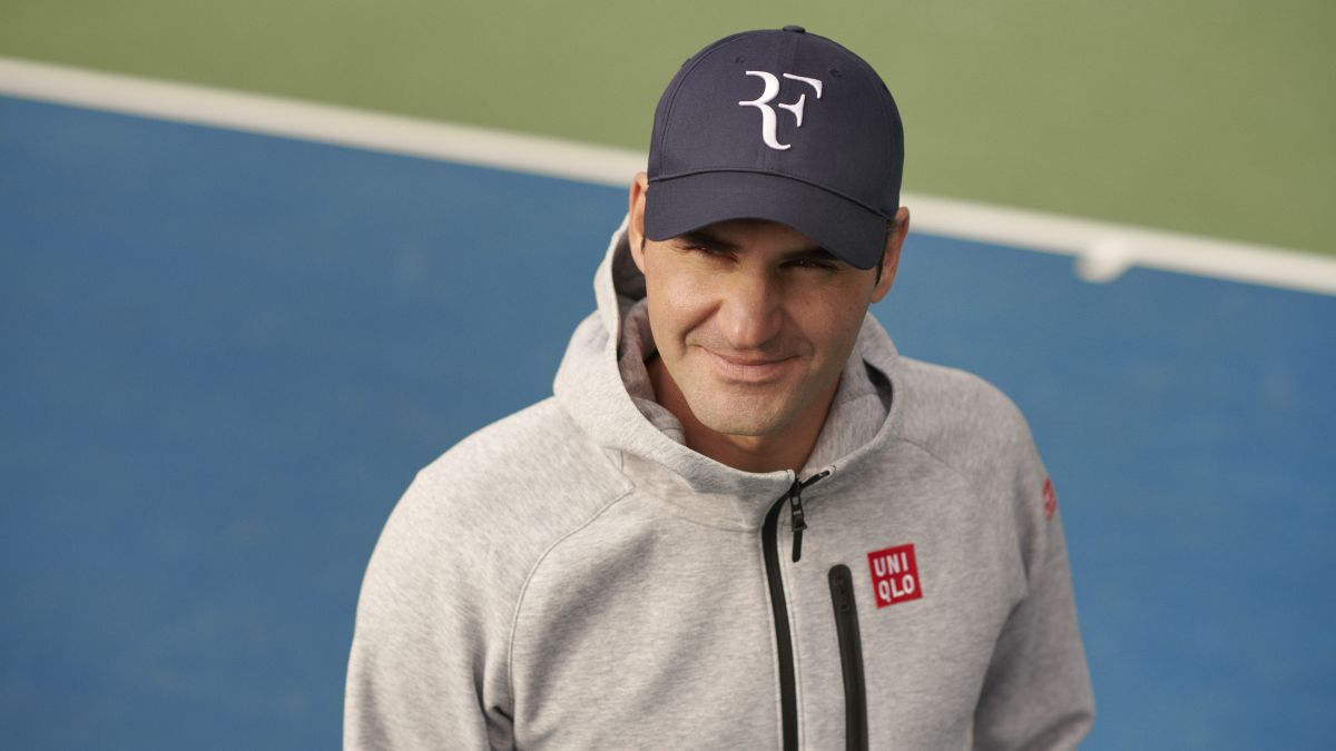 Federer el logo 'RF' en su nueva línea de gorras - AS.com