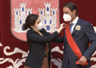 Nadal recibe la Gran Cruz de la Orden del Dos de Mayo: 