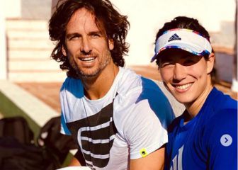 Muguruza prepara la temporada con Feliciano López en Puente Romano