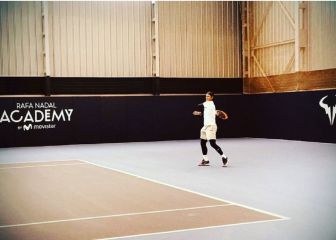 Rafa Nadal vuelve a entrenar pensando en 2021