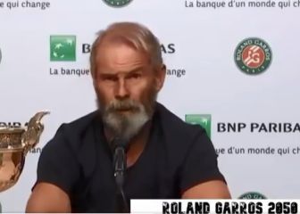 Año 2050: Rafa Nadal gana su 38º título de Roland Garros y Medvedev piensa esto