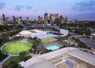 Melbourne Park, en tres zonas por el protocolo anti-COVID