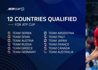 Nadal y Djokovic, estrellas de una ATP Cup con 12 países