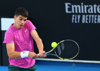 Primer triunfo de Alcaraz en la previa de un Grand Slam