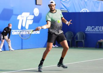 Cara y cruz para los italianos Berrettini y Fognini