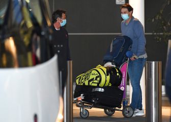 Nadal, Djokovic y Thiem volaron juntos desde Barcelona