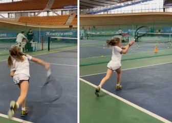 Hay niñas prodigio y luego nació ella: su forma de jugar con 7 años impacta al mundo del tenis