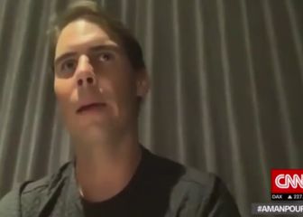 El discurso en la CNN de Nadal sobre la pandemia que aplaude el mundo con recado a los tenistas en cuarentena