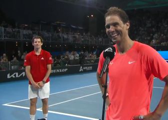 El pabellón entero a carcajadas: Nadal cuando le preguntan por su físico a los 34 años...