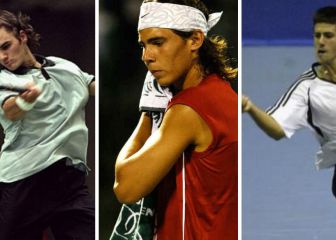 Ya asombraban al mundo con solo 17 años: vean cómo jugaban Nadal, Djokovic y Federer