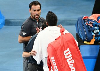 Saltan chispas: Fognini y Caruso se encaran tras un final caliente