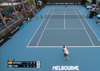 Va directo al TOP de lo que va de Open: Alcaraz destapando el tarro de las esencias