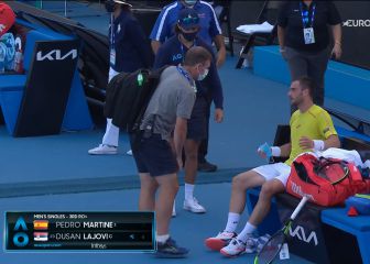 Pedro Martínez cae con dolor y pundonor ante Lajovic