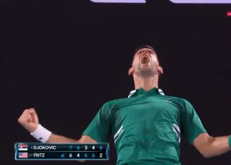 Fuera de control y es normal: la locura de Djokovic tras sobrevivir a un infierno