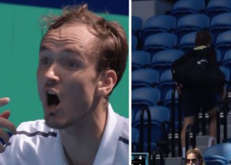 La brutal bronca entre Medvedev y su entrenador que acabó dejando la pista