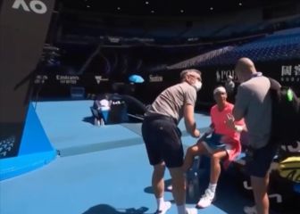 No había empezado y nos heló a todos: los médicos van hacia Nadal y su reacción es de genio