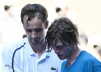 Medvedev desfonda a Rublev y ya es número tres del mundo