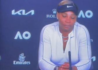 El momento en el que Serena Williams rompe a llorar