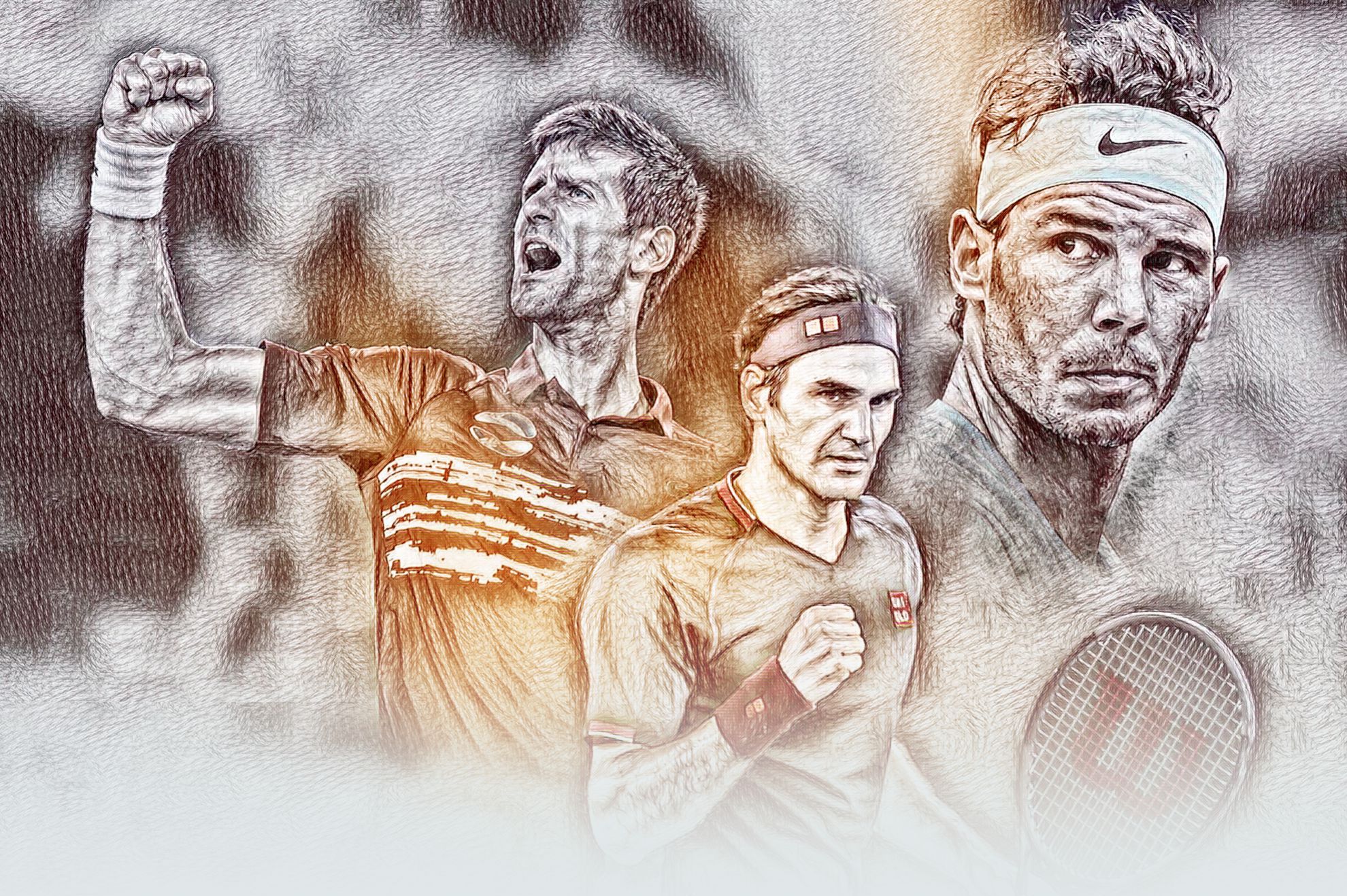 El espejo de Federer, Nadal y Djokovic