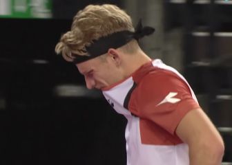 Las lágrimas de la gran promesa del tenis español: Davidovich hace un punto de locura pero acaba en drama