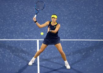 Muguruza, en modo automático