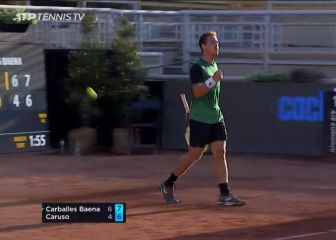 Carballés vence a Caruso, el italiano que discutió con Fognini